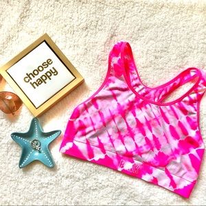 PINK Victoria's Secret Sport Bra Tie Dye NWOT